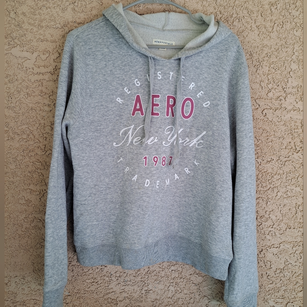 Aeropostle Grey Pullover Sweatshirt Hoodie XL.